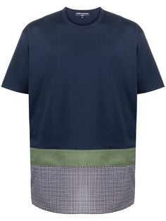 Comme Des Garçons Homme футболка со вставкой в клетку