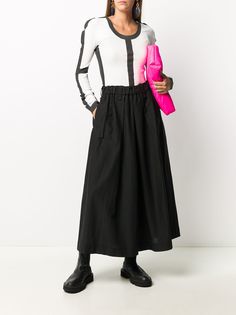 Issey Miyake двухцветный трикотажный джемпер