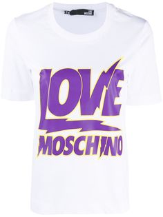 Love Moschino футболка с логотипом