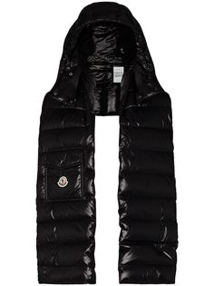 Moncler дутый шарф с капюшоном