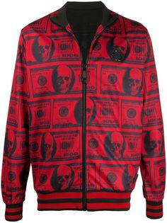 Philipp Plein бомбер с принтом