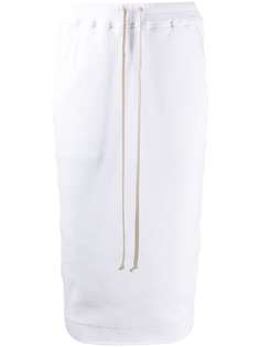 Rick Owens DRKSHDW юбка миди с кулиской