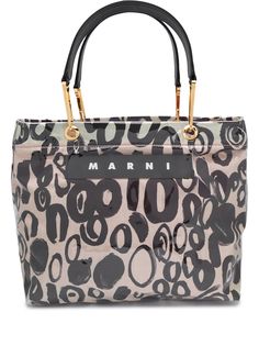 Marni сумка-тоут Glossy Grip