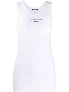Ann Demeulemeester топ без рукавов с логотипом