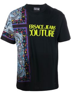 Versace Jeans Couture футболка с круглым вырезом и принтом пейсли