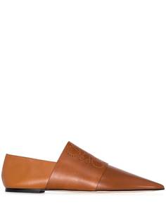 Loewe балетки с перфорацией