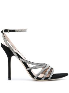 Pollini босоножки с кристаллами