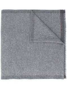 Ermenegildo Zegna шарф в ломаную клетку