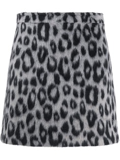 Andamane юбка мини с леопардовым принтом
