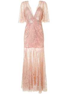 Alice McCall платье макси с эффектом металлик