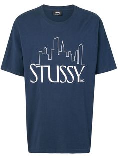 Stussy футболка с логотипом