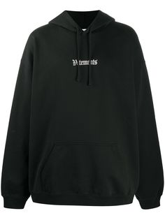 Vetements худи с кулиской и логотипом