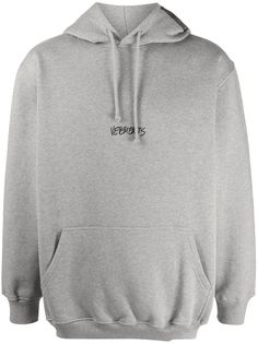 Vetements худи с логотипом и кулиской