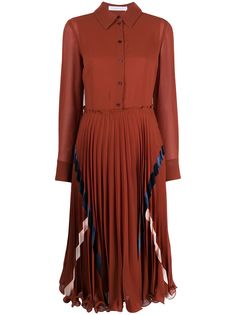 See by Chloé плиссированное платье