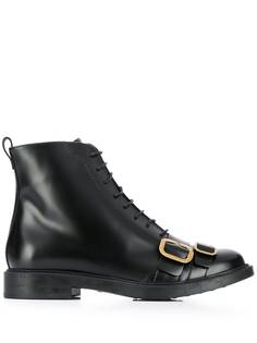 Tods ботинки на шнуровке с пряжкой Tod`S