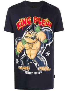 Philipp Plein футболка с принтом King Plein