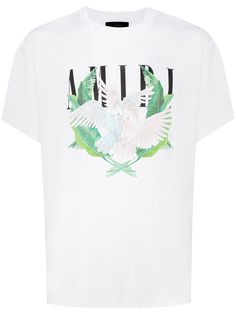 AMIRI футболка Lovebirds с логотипом