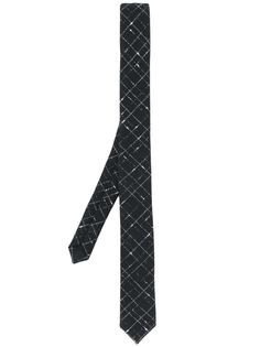 Saint Laurent галстук в клетку