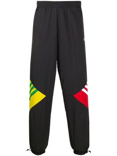 adidas спортивные брюки с контрастными вставками