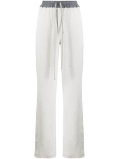 Rick Owens DRKSHDW двухцветные брюки