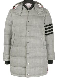 Thom Browne пуховик в клетку глен