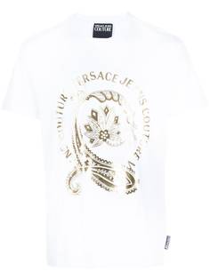 Versace Jeans Couture футболка с круглым вырезом и логотипом