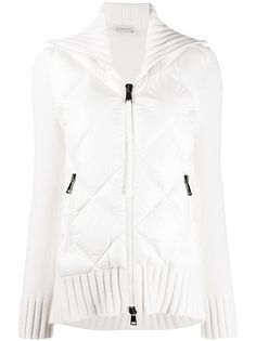 Moncler стеганая куртка на молнии