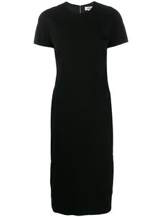 Victoria Beckham платье миди с короткими рукавами