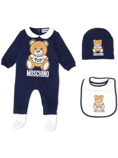 Moschino Kids комбинезон для новорожденного Toy Bear