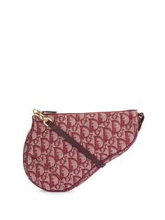 Christian Dior сумка на плечо Saddle pre-owned с узором Trotter