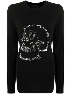 Philipp Plein джемпер с декором Skull