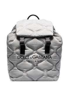 Dolce & Gabbana стеганый рюкзак с логотипом