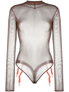 Maison Close сетчатое боди