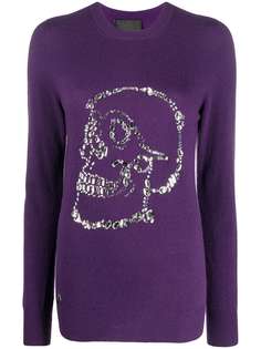 Philipp Plein декорированный джемпер Look At Me