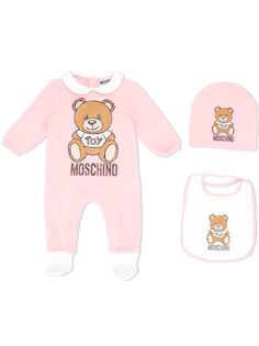 Moschino Kids комбинезон для новорожденного Toy Bear