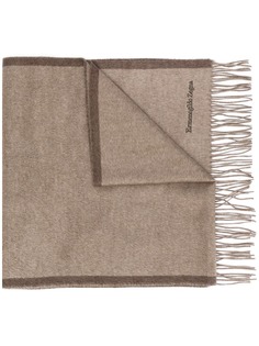Ermenegildo Zegna шарф с бахромой