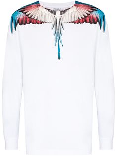 Marcelo Burlon County of Milan футболка с длинными рукавами и принтом Wings