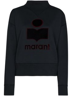 Isabel Marant Étoile толстовка Moby с логотипом