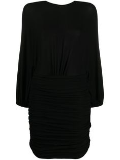 Alexandre Vauthier коктейльное платье из джерси со сборками