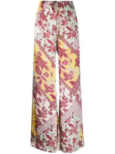 Alexis брюки палаццо с цветочным принтом