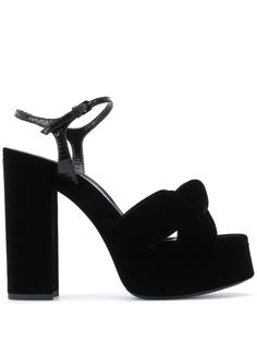 Saint Laurent босоножки на платформе