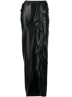 Rick Owens юбка макси с драпировкой