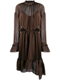 Federica Tosi расклешенное платье с эластичным поясом