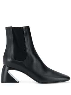 Jil Sander ботильоны на скульптурном каблуке
