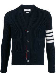 Thom Browne кардиган с полосками 4-Bar