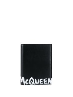 Alexander McQueen картхолдер с принтом граффити