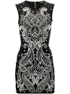 Balmain платье с декором пейсли