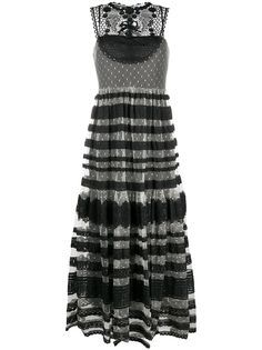 RedValentino платье с кружевными вставками