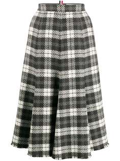 Thom Browne твидовая юбка с завышенной талией