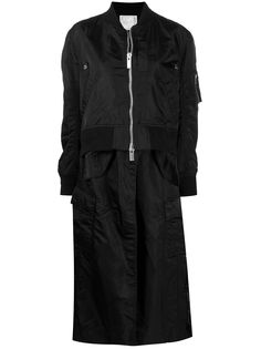 Sacai многослойный бомбер